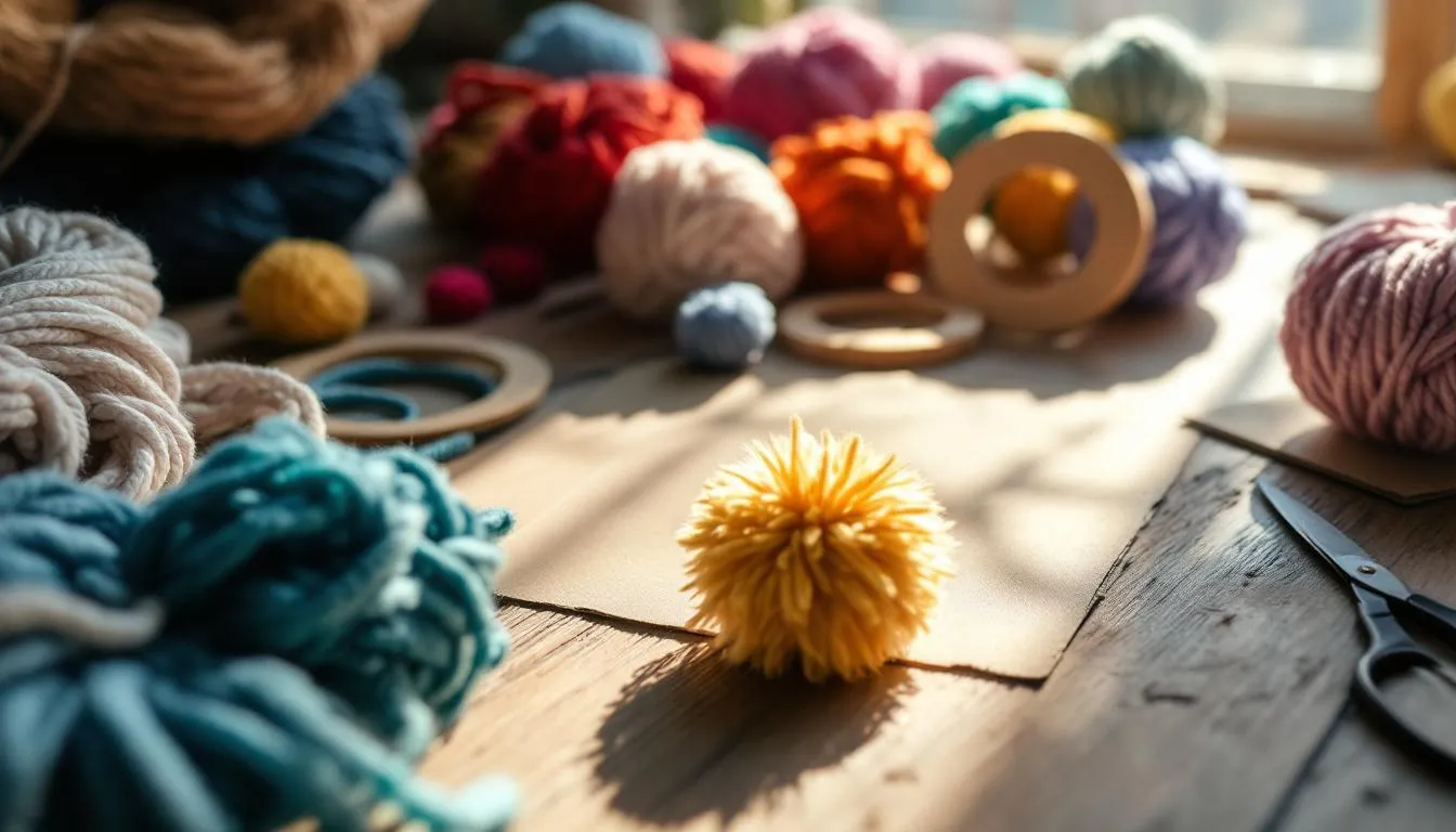 日当たりの良い作業机と手芸用品